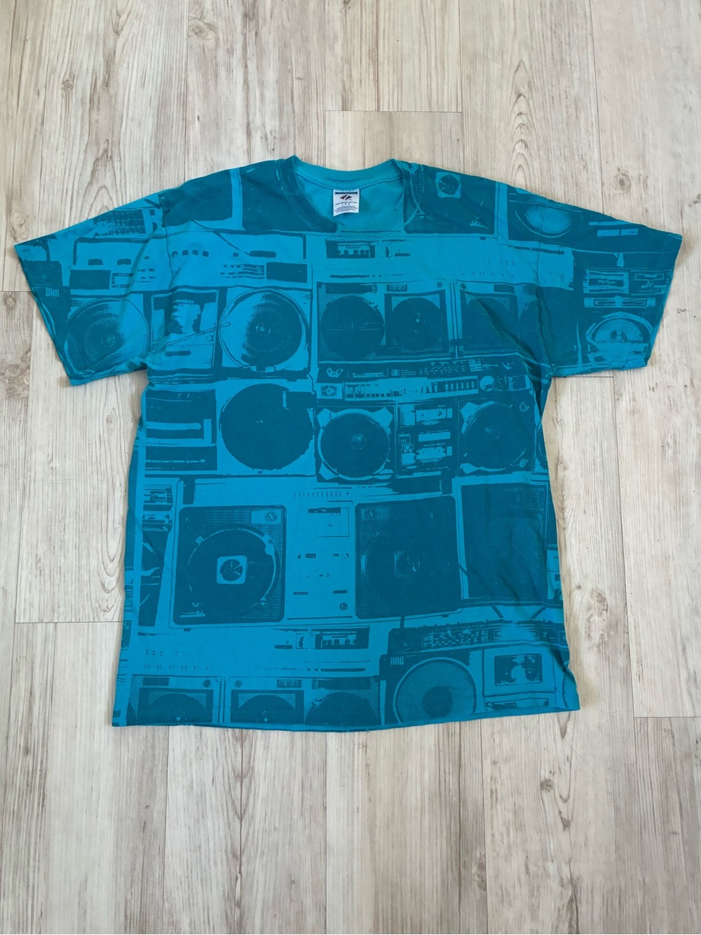 Vintage Boombox All Over Print Tee